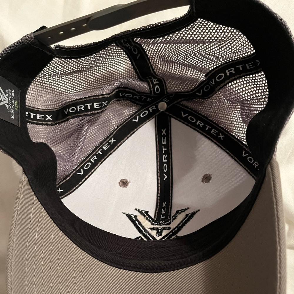 Vortex Logo Cap Snapback with Gray Mesh Back - Picture 10 of 11